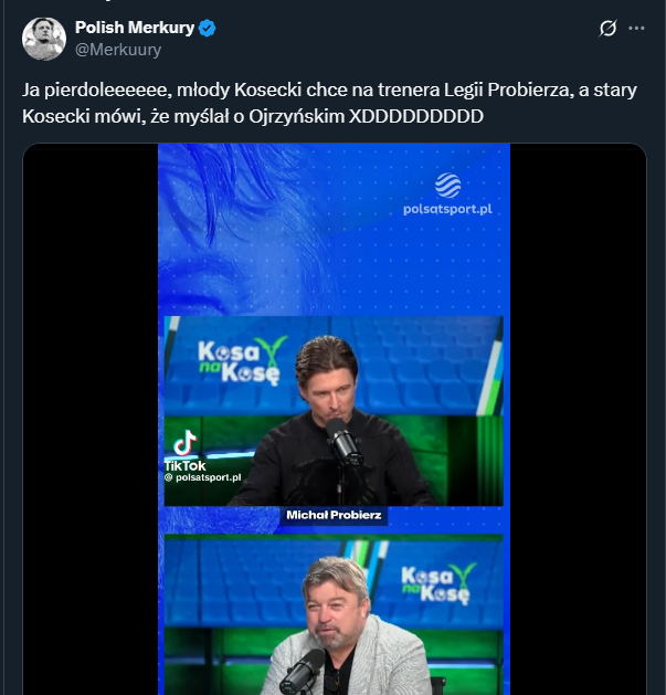 POMYSŁ Jakuba Koseckiego na nowego trenera Legii Warszawa... xD