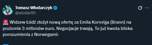 OFERTA Widzewa 3 mln euro za kolejnego piłkarza!