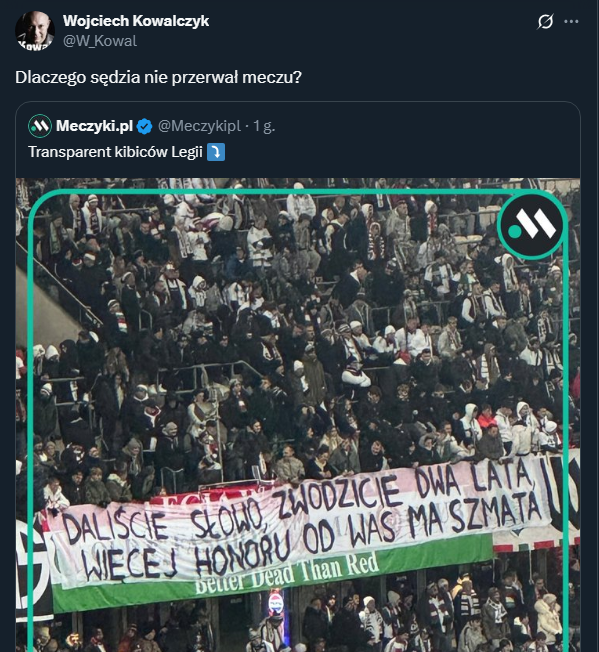 TRANSPARENT kibiców Legii Warszawa...