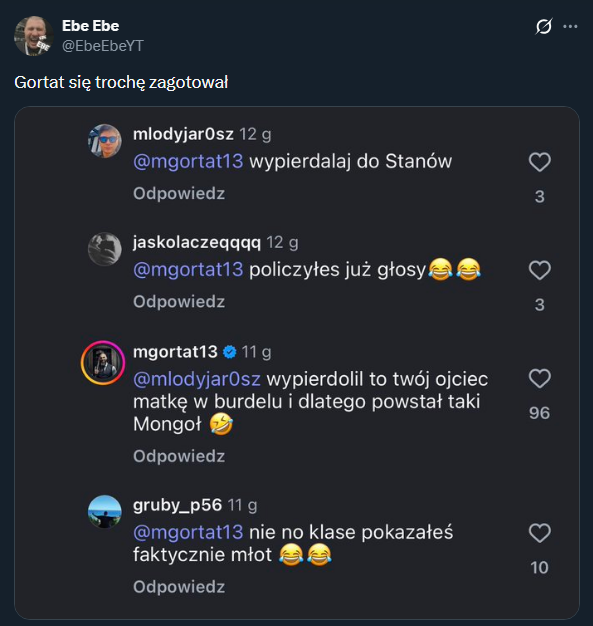 ODPOWIEDŹ Marcina Gortata na komentarz na Instagramie... xD