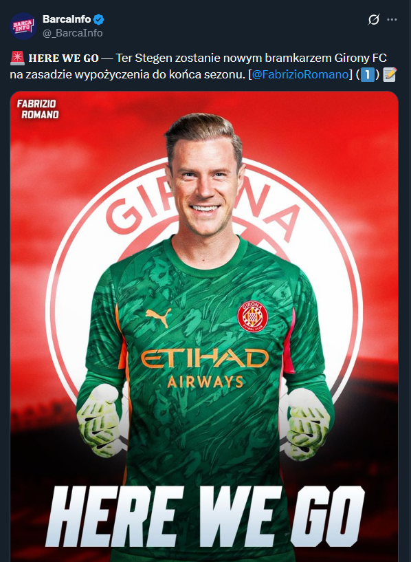 HERE WE GO! Ter Stegen zmienia klub!