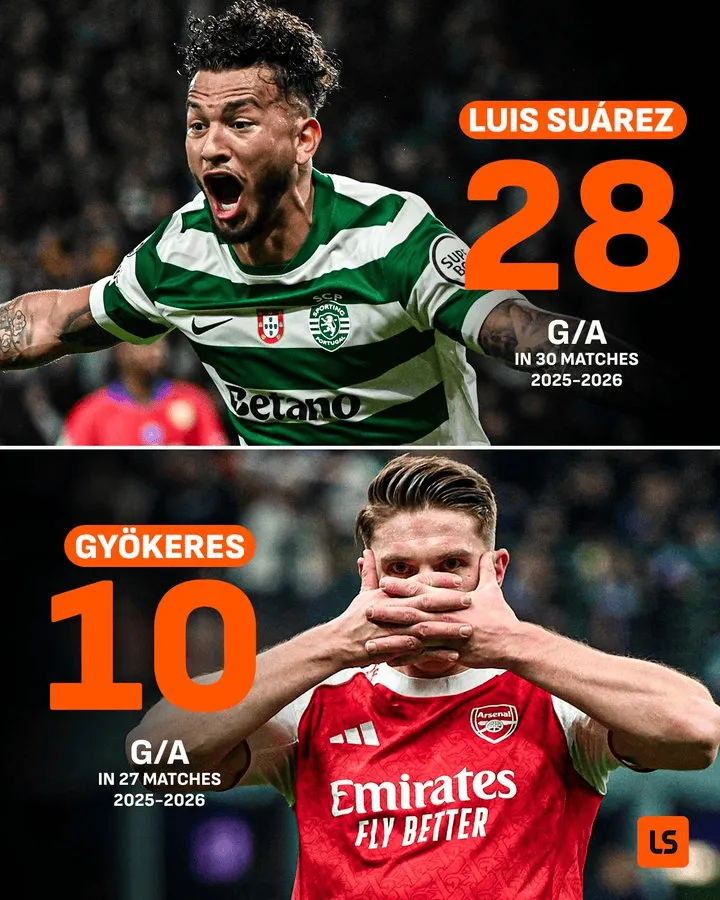 LICZBY Gyokeresa w tym sezonie i jego następcy w Sportingu! [PORÓWNANIE]