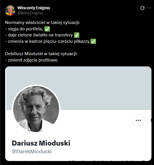 NOWE PROFILOWE Dariusza Mioduskiego na Xie... xD