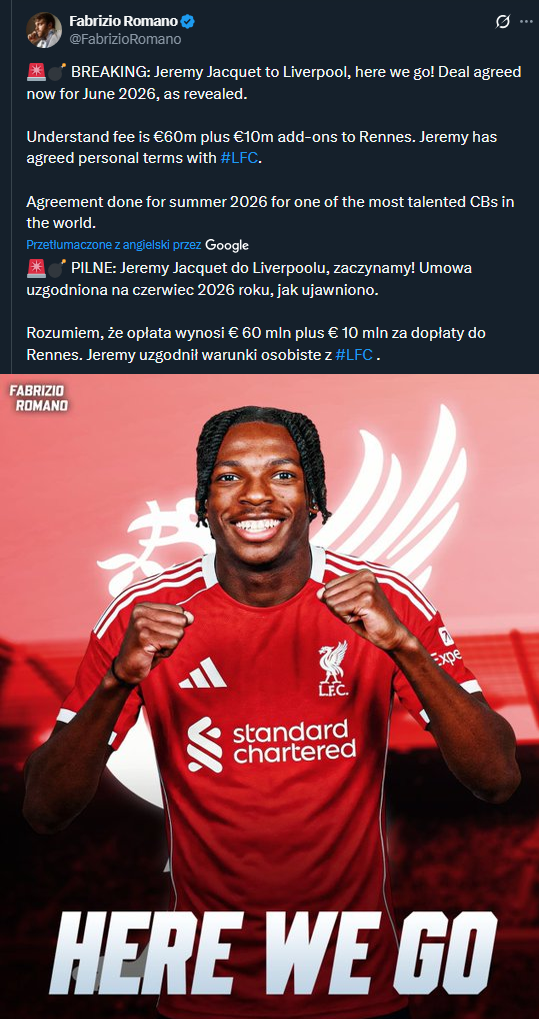 BOOM! Liverpool kupuje piłkarza za 70 mln euro!