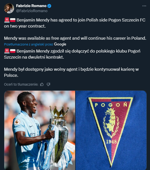 SZ0K! Manchester City kupował go za 60 mln euro, a teraz... zagra w Pogoni Szczecin!