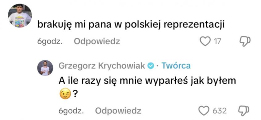 Kibic pisze, że brakuje mu Krychowiaka w reprezentacji, a ten... xD