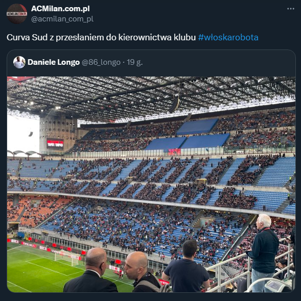 PRZESŁANIE kibiców Milanu do władz klubu!