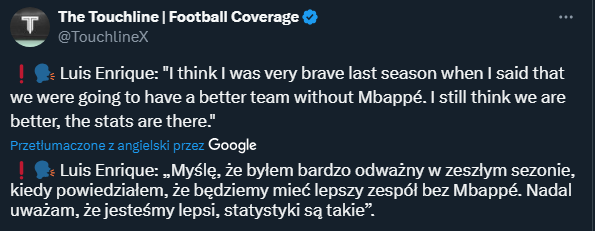 Luis Enrique ODWAŻNIE o swoim zespole bez Kyliana Mbappe!