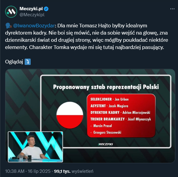 POMYSŁ Bożydara Iwanowa na nowego dyrektora kadry... xD