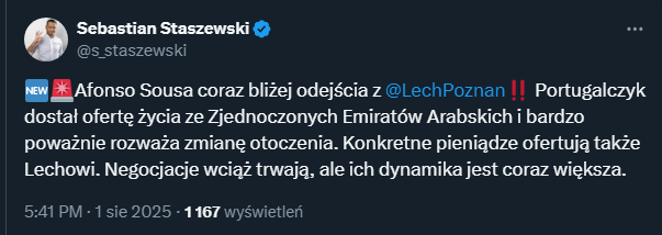 GWIAZDA Lecha Poznań bardzo blisko odejścia z klubu!
