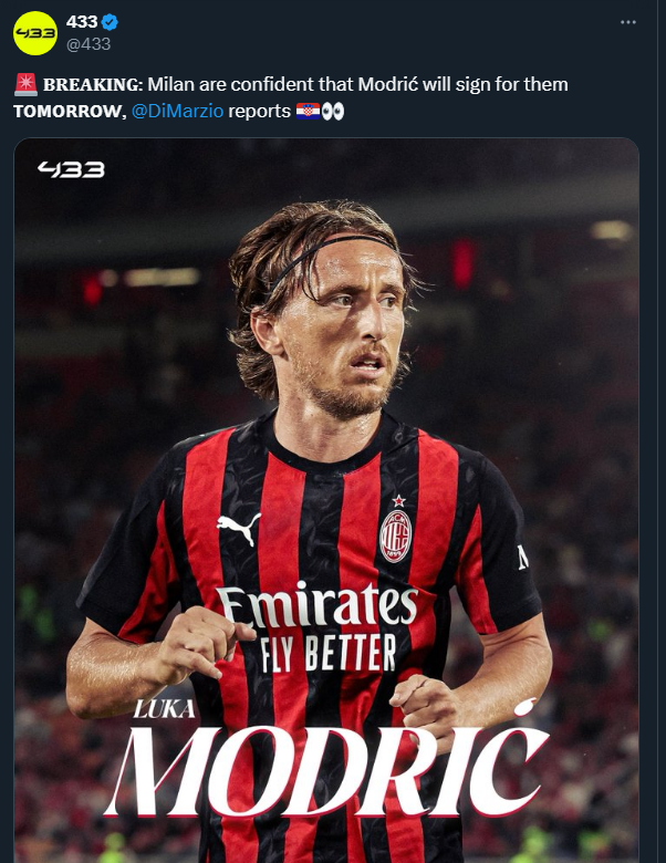 LUKA MODRIĆ DOGADANY Z NOWYM KLUBEM!