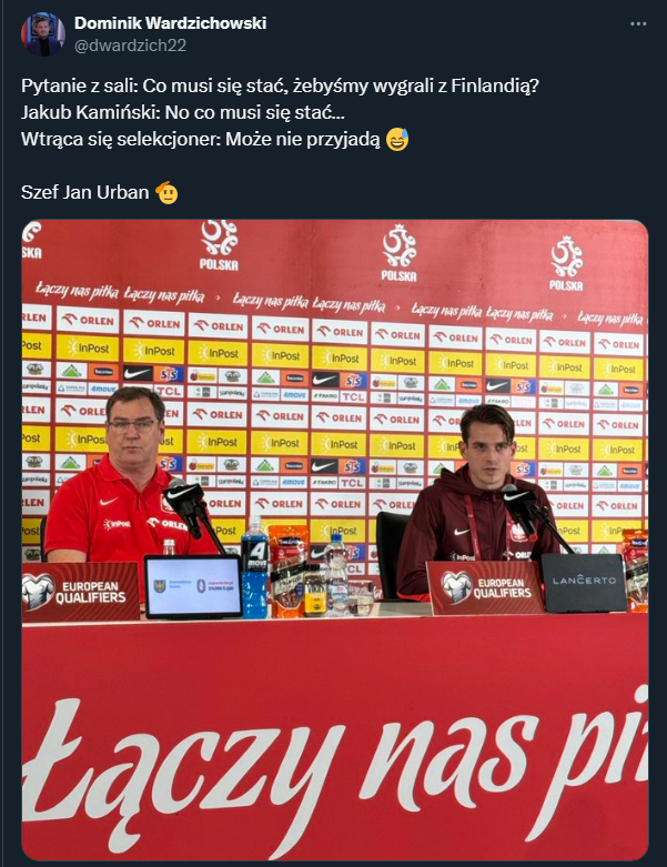 Jan Urban o tym, co musi się stać żebyśmy wygrali z Finlandią... xD