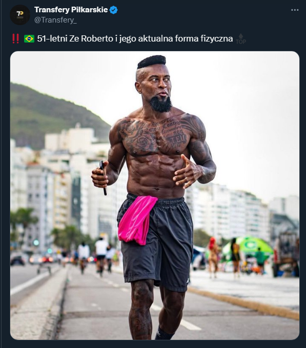 FORMA FIZYCZNA 51-letniego Ze Roberto!