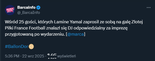Lamine Yamal gotowy na świętowanie? Zaprosił specjalnego gościa na galę...