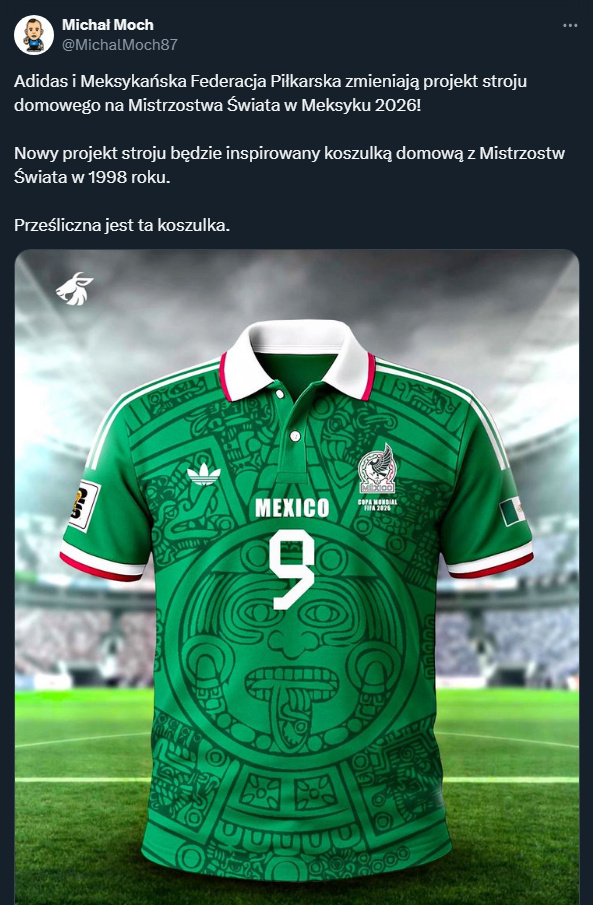 Kozackie koszulki Meksyku na Mundial 2026!