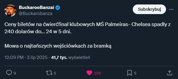 MEGA SPADEK cen biletów na ćwierćfinałowy mecz KMŚ!