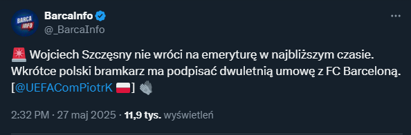 Wojciech Szczęsny zadecydował ws. swojej przyszłości!