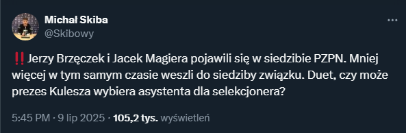 DWÓCH TRENERÓW widzianych w siedzibie PZPN!