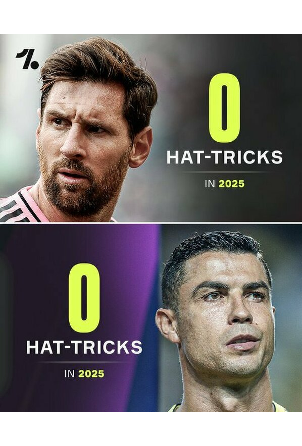 HATTRICKI Messiego i Ronaldo w 2025 roku!