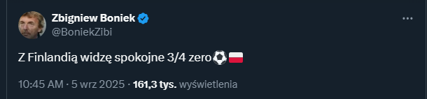 Zbigniew Boniek WYTYPOWAŁ wynik meczu Polski z Finlandią!