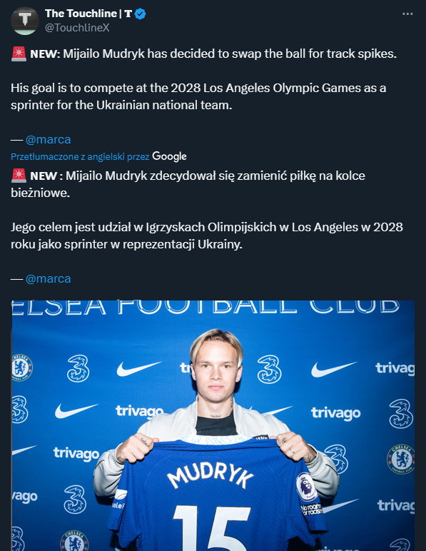 SZ0K! Mudryk planuje zmienić dyscyplinę sportu...