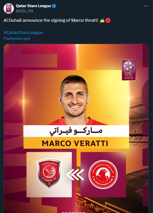 MARCO VERRATTI ZMIENIA KLUB!