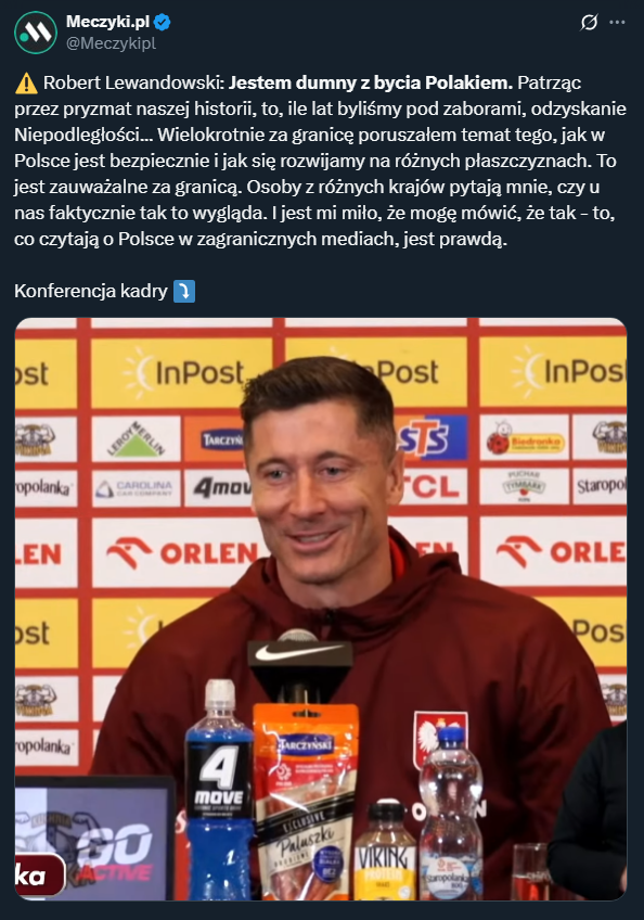 WAŻNE SŁOWA Roberta Lewandowskiego na konferencji prasowej! <3