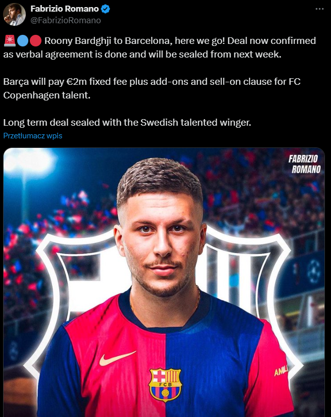 HERE WE GO! Barca ma NOWEGO ZAWODNIKA!