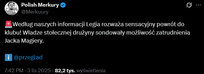HIT! POWRÓT tego trenera SONDOWANO w Legii xD