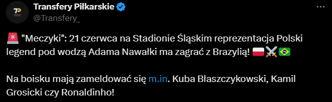 HIT! Mecz Legend w Polsce! RONALDINHO na boisku i m.in...