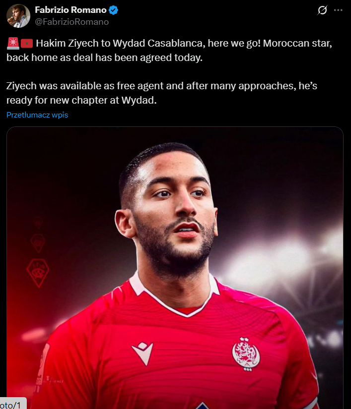 HERE WE GO! Hakim Ziyech ma NOWY KLUB!