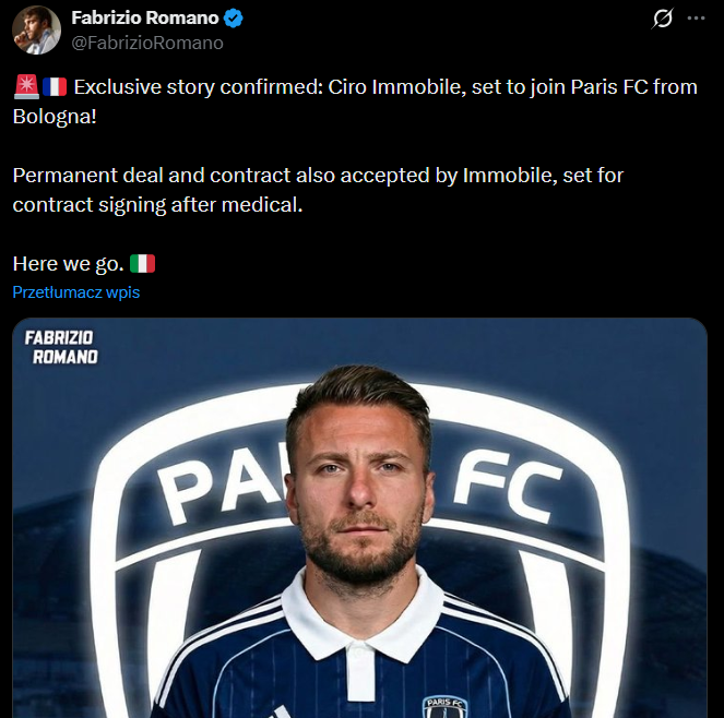 HERE WE GO! Ciro Immobile zagra w... LIGUE 1!