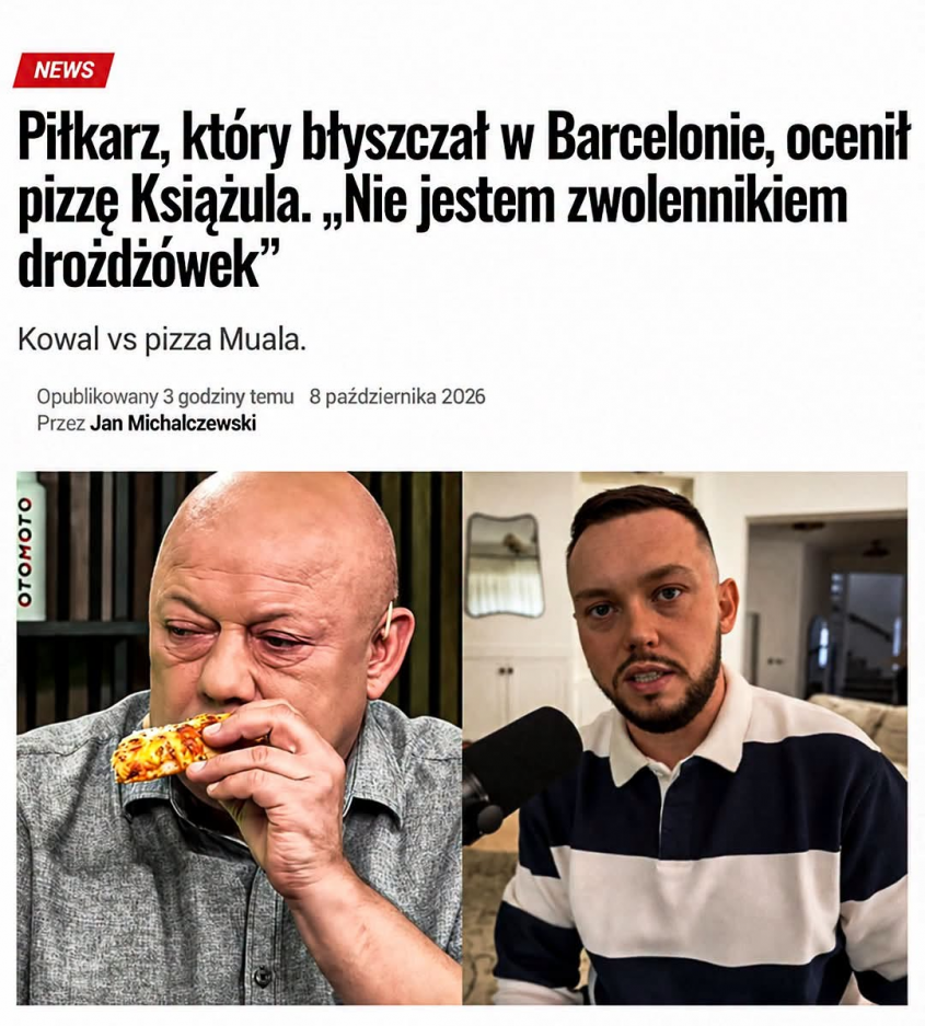 TYTUŁ ARTYKUŁU nt. KRYTYKI pizzy Książula przez Kowala xD
