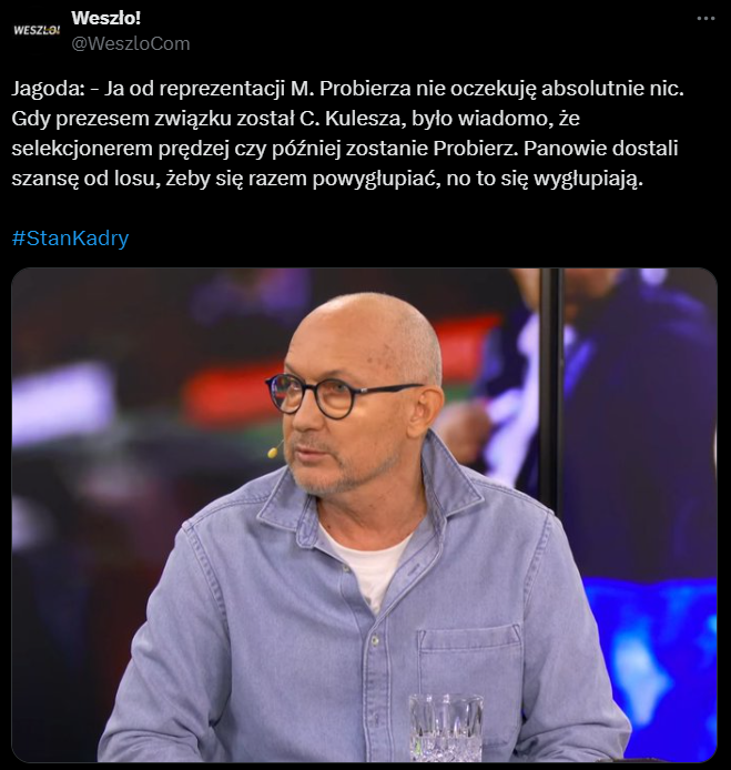 Tak Wojciech Jagoda MASAKRUJE Michała Probierza i Cezarego Kuleszę O.o