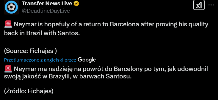 HIT! Do TEGO KLUBU chce przenieść się Neymar po pół roku gry w Santosie O.o