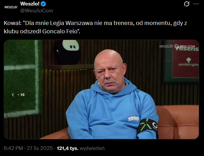 Kowal zdradza od kiedy jego zdaniem Legia NIE MA TRENERA!