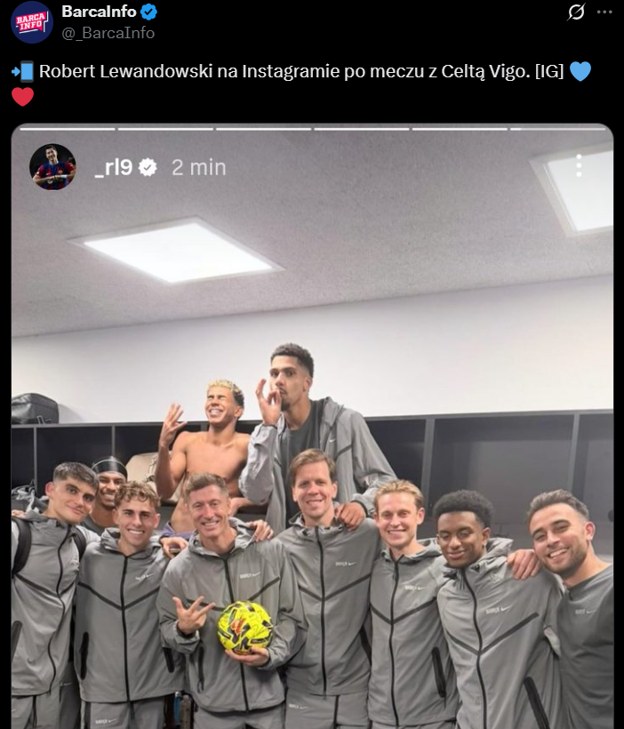 Tak piłkarze Barcy ŚWIĘTOWALI HAT-TRICKA Lewego razem z Polakiem <3