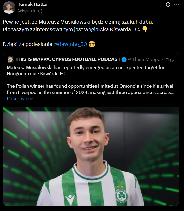 HIT! Pierwszy klub zainteresowany POLSKIM MESSIM!