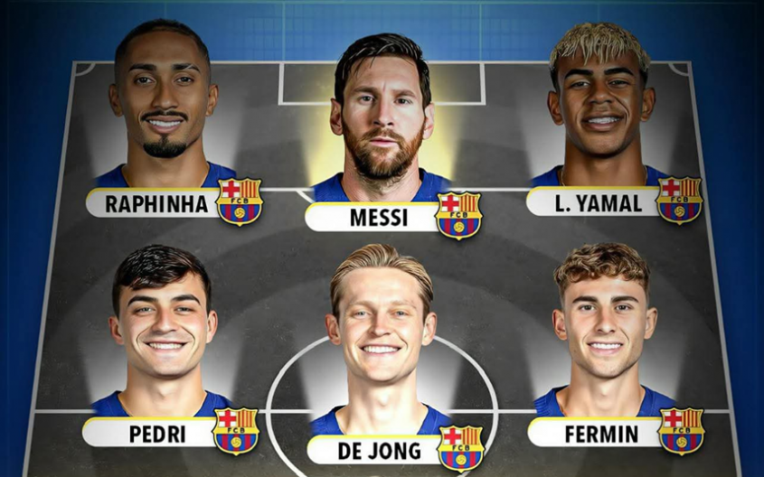 Kibice Barcelony już ustawiają SKŁAD BLAUGRANY z Messim w składzie :D