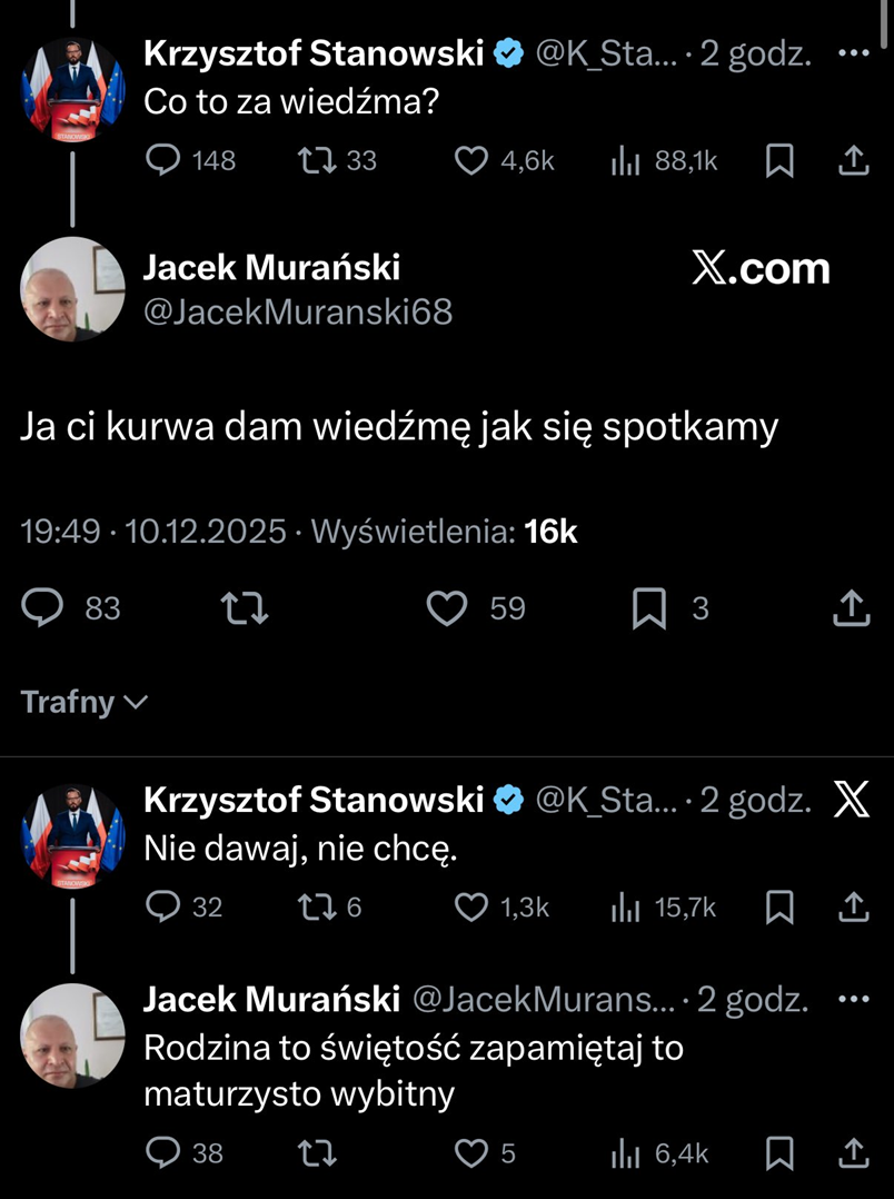''ROZMOWA'' Krzysztofa Stanowskiego z... Jackiem Murańskim (?) xD