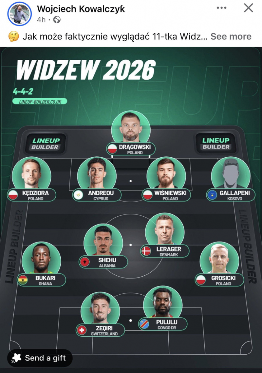 XI WIDZEWA na 2026 rok z przymrużeniem oka... xD