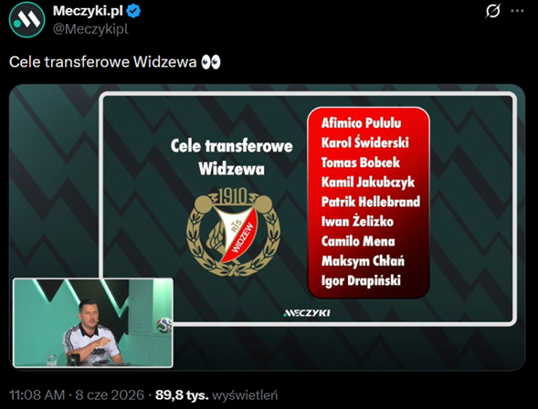 HIT! Tak wygląda PRZEPOTĘŻNA LISTA ŻYCZEŃ Widzewa Łódź! O.o