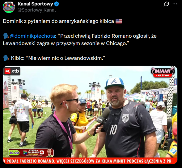 REAKCJA kibica z USA na HERE WE GO Lewego w Chicago Fire xD