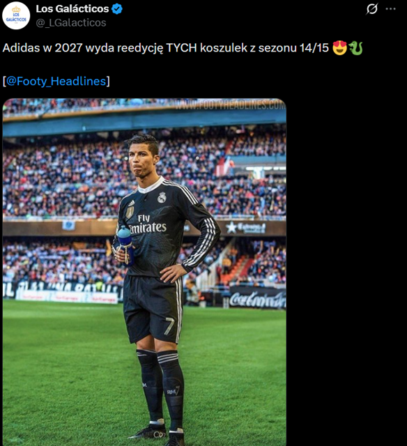 Adidas planuje REEDYCJĘ tych GENIALNYCH koszulek Realu Madryt!