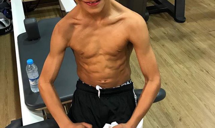 Cristiano Ronaldo pokazał mięśnie syna! WOW