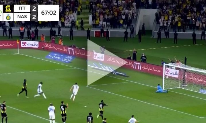 Ronaldo STRZELA GOLA na 3-2 z Al-Ittihad! [VIDEO]