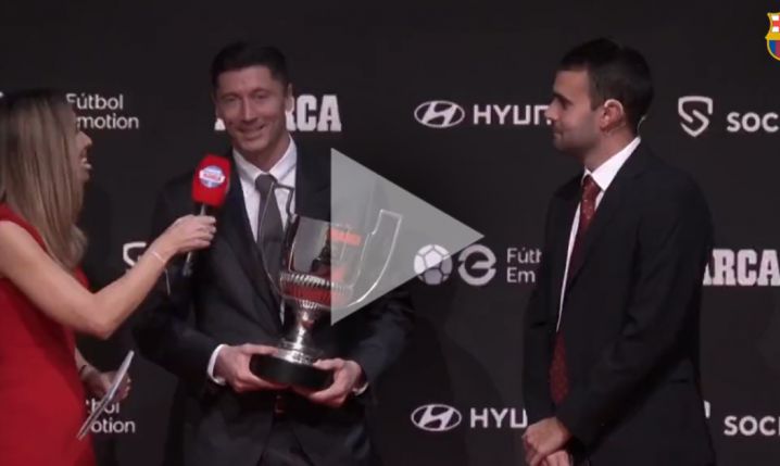 Lewandowski mówi po hiszpańsku w wywiadzie! [VIDEO]