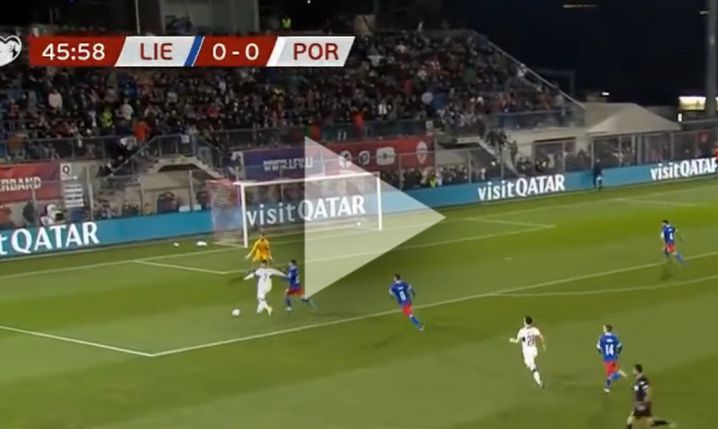 TAK STRZELA Ronaldo na 1-0 z Liechtenstein! [VIDEO]