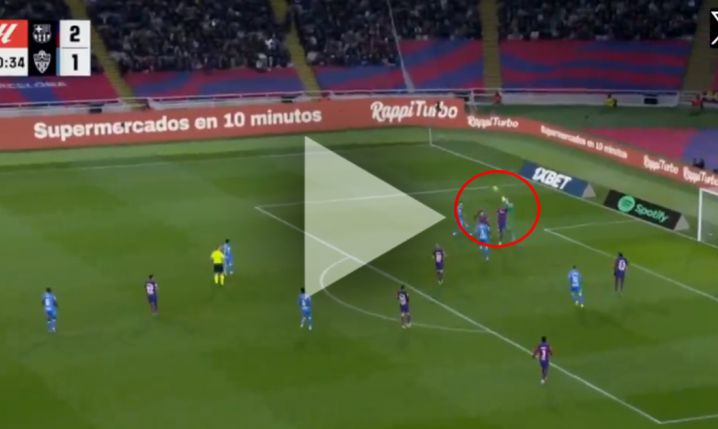 HIT! Takiego gola strzeliła Almeria na 2-2 z Barceloną... XD [VIDEO]