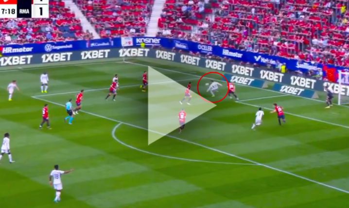 GENIALNA akcja Realu Madryt i drugi gol z Osasuną! 1-2 [VIDEO]